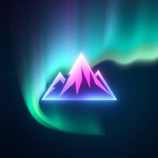 Aurora Academy Logo - A stylized aurora borealis representing the academy.